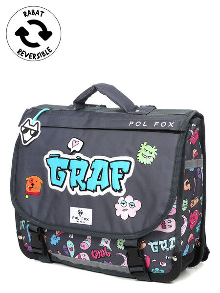Cartable Réversible Street Art 38 cm