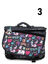 Cartable R�versible Street Art 38 cm Gris Carbone