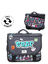 Cartable R�versible Street Art 38 cm Gris Carbone