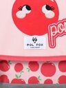 Cartable R�versible Pom Pom 35 cm Rouge