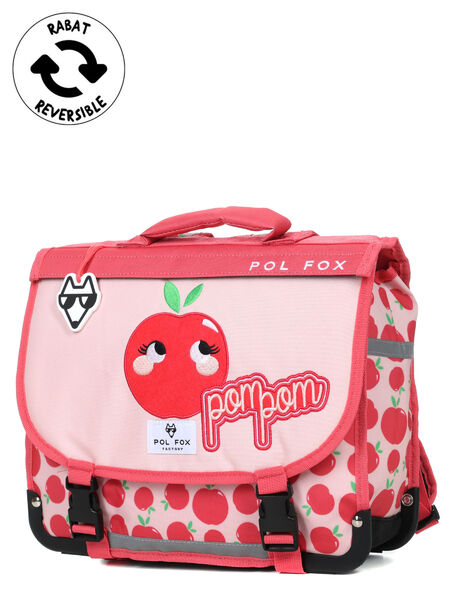 Cartable R�versible Pom Pom 35 cm