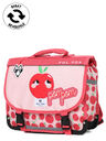 Cartable R�versible Pom Pom 35 cm Rouge