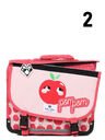 Cartable R�versible Pom Pom 35 cm Rouge