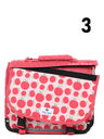 Cartable R�versible Pom Pom 35 cm Rouge