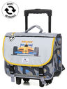 Cartable � roulettes R�versible Race 38 cm Gris