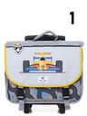 Cartable � roulettes R�versible Race 38 cm Gris