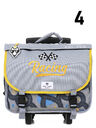 Cartable � roulettes R�versible Race 38 cm Gris