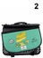 Cartable R�versible Skate 41 cm Vert