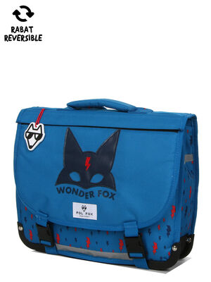 Cartable R�versible Pol Fox Wonder Fox Blue 35 cm Bleu