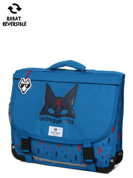 Cartable R�versible Wonder Fox Blue 38 cm Bleu Bleu