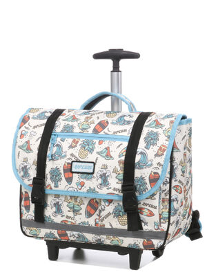 Cartable � roulettes Rip Curl Ocean Tribe Wheeley Satchel 38 cm 15817#Bone
