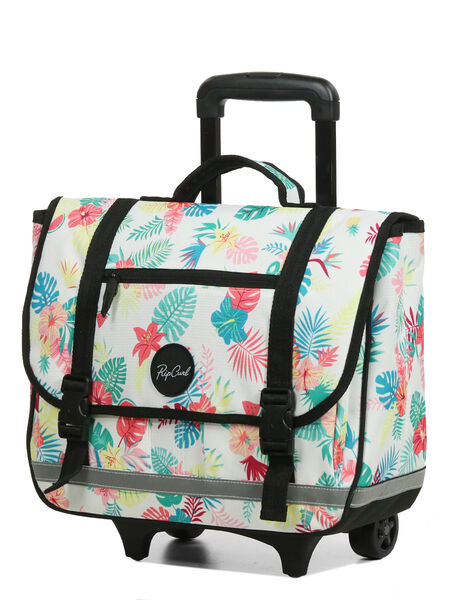 Cartable � roulettes Flora Wheeley Satchel 38 cm White