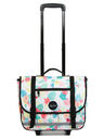 Cartable � roulettes Flora Wheeley Satchel 38 cm White White
