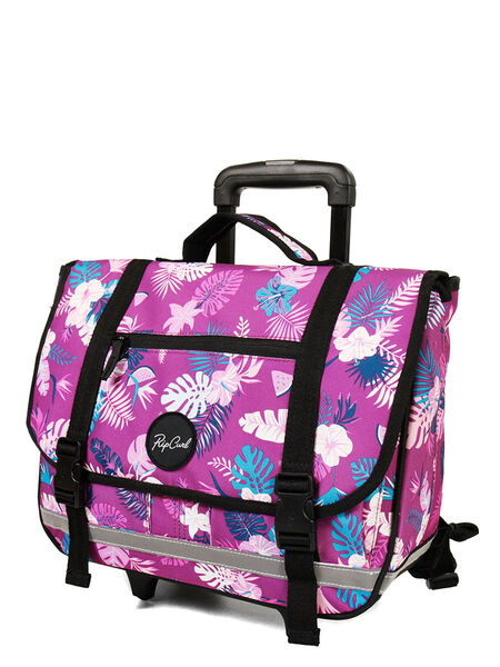 Cartable à roulettes Flora Wheeley Satchel 38 cm Purple