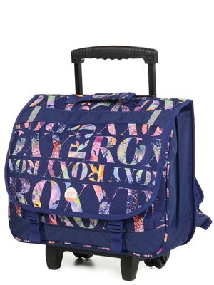 Cartable � roulettes Roxy Green Monday Trolley Corawaii Blue 40 cm Ax Corawaii Blue Print