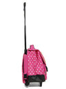 Cartable � roulettes Pois 38 cm Fuchsia Fuchsia
