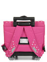 Cartable � roulettes Pois 38 cm Fuchsia Fuchsia