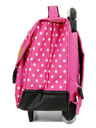 Cartable � roulettes Pois 38 cm Fuchsia Fuchsia