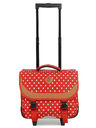 Cartable � roulettes Pois 38 cm Rouge Rouge