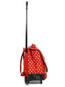 Cartable � roulettes Pois 38 cm Rouge Rouge