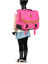 Cartable Pois 38 cm Fuchsia