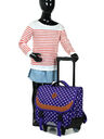 Cartable � roulettes Pois 38 cm Violet