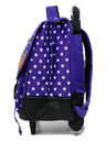 Cartable � roulettes Pois 38 cm Violet