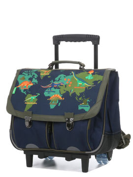 Cartable  roulettes Tann's Marius 38 cm - 2 boucles