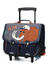 Cartable � roulettes Joe 38 cm - 2 boucles Gris/Bleu