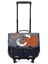 Cartable � roulettes Joe 38 cm - 2 boucles Gris/Bleu