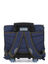 Cartable � roulettes Esteban 41 cm Bleu/Kaki