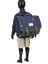 Cartable � roulettes Esteban 41 cm Bleu/Kaki
