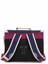 Cartable Inaya 38 cm - 2 boucles Marine/Prune
