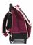 Cartable � roulettes Inaya 38 cm - 2 boucles Marine/Prune