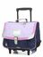 Cartable � roulettes Lisa 38 cm Lilas/Marine