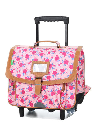 Cartable � roulettes Tann's Aurore 38 cm Rose