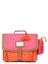 Cartable Sidonie 38 cm - Poche Gourde Rose/Orange