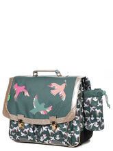 Cartable Tann's No�mie 38 cm - 2 boucles Vert