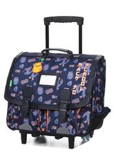 Cartable � roulettes Tann's Adam 41 cm Bleu