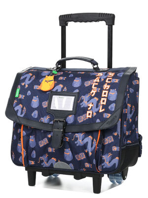 Cartable � roulettes Tann's Adam 38 cm Bleu