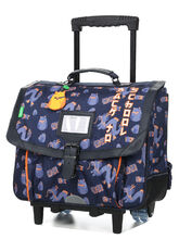 Cartable � roulettes Tann's Adam 38 cm Bleu