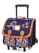 Cartable � roulettes Tann's Ma�na 41 cm Violet