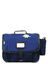 Cartable Basile 38 cm - Poche Gourde Bleu