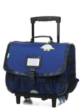 Cartable � roulettes Tann's Basile 38 cm Bleu