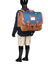 Cartable Nils 41 cm Bleu/Camel