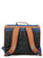 Cartable Nils 41 cm Bleu/Camel
