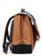 Cartable Nils 38 cm - Poche Gourde Bleu/Camel