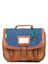 Cartable Nils 32 cm Bleu/Camel