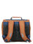 Cartable Nils 32 cm Bleu/Camel