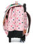 Cartable � roulettes Caroline 41 cm Vert/Rose